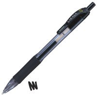 Zebra Sarasa Retractable Rollerball Gel Ink 0.7mm Black PK12