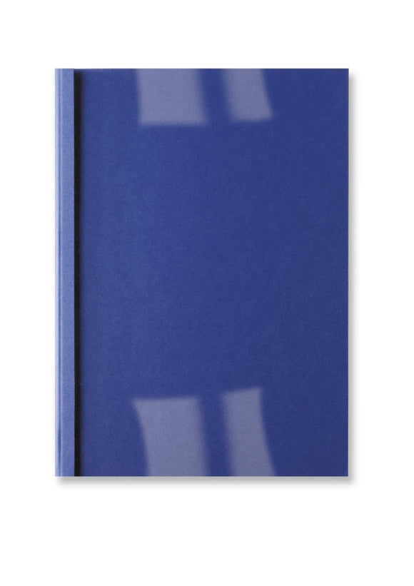 GBC A4 Thermal Binding Covers 1.5mm Leather Royal Blue PK100