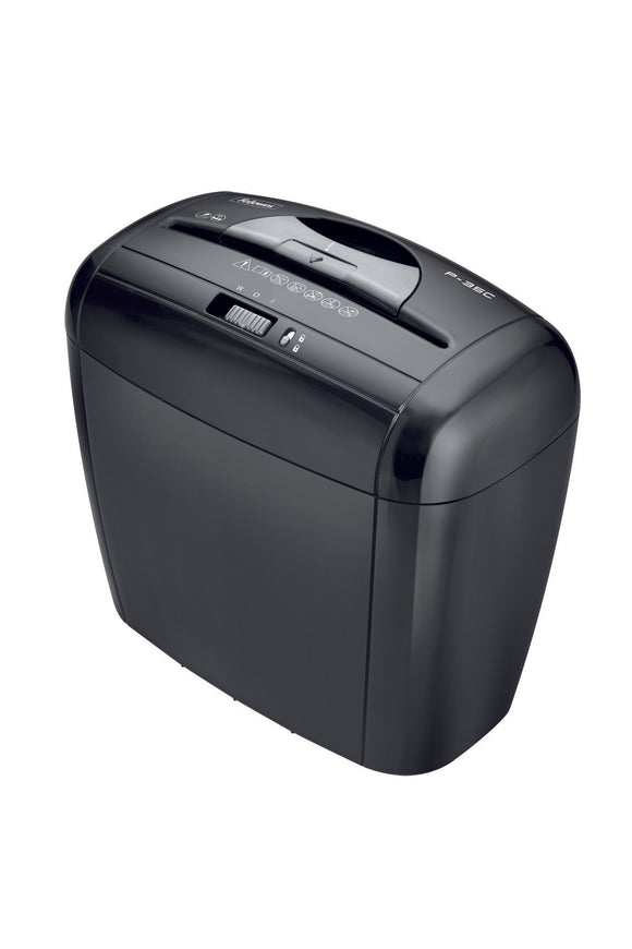 Fellowes Powershred P-35C 12L Shredder Cross Cut Black