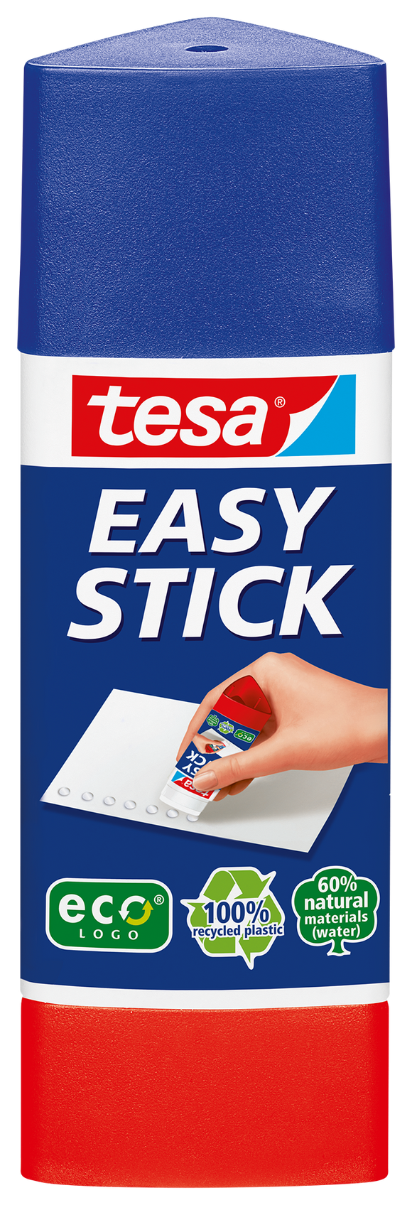 tesa EasyStick ecoLogo Triangular Glue Stick 12g 57272 PK12
