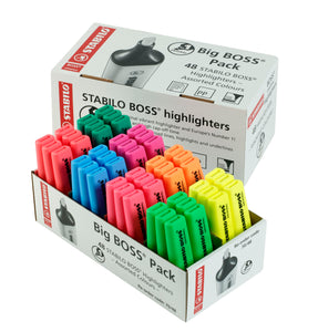 Stabilo Boss Chisel Tip Highlighters 8 colours PK48