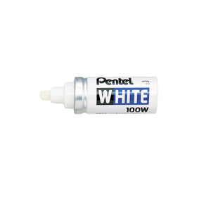 Pentel Valve controlled Bullet Tip Perm Marker White PK12